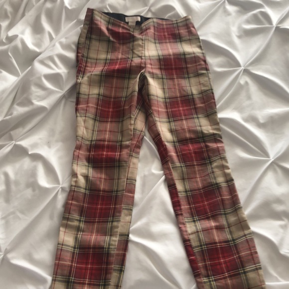 H&M plaid skinny pants. - Picture 5 of 6